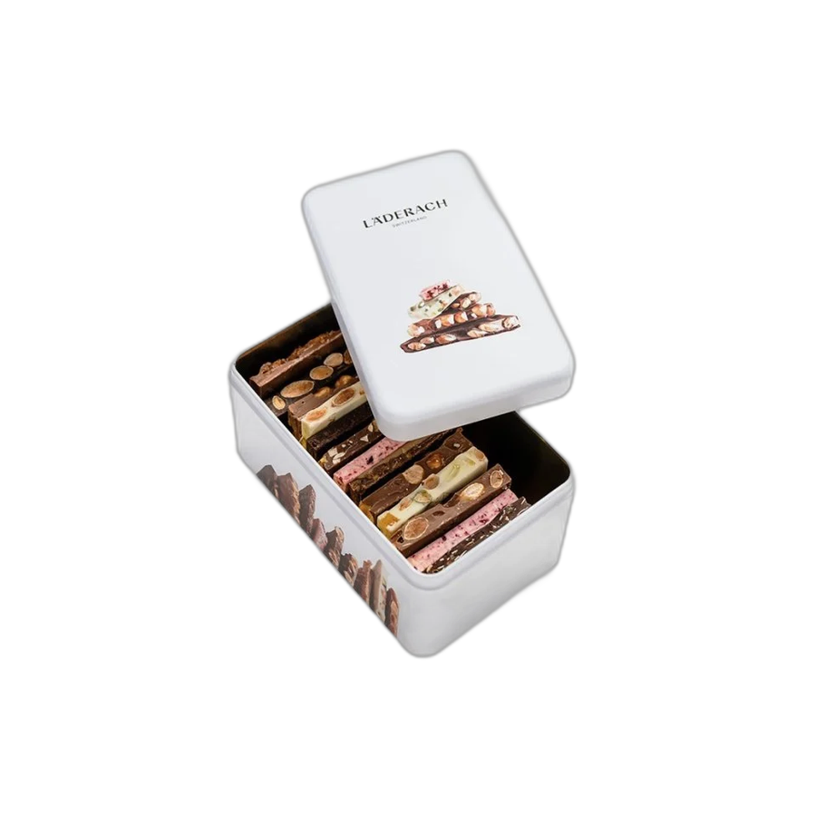 Шоколад mini в жестяной банке 15шт, LADERACH, 420г