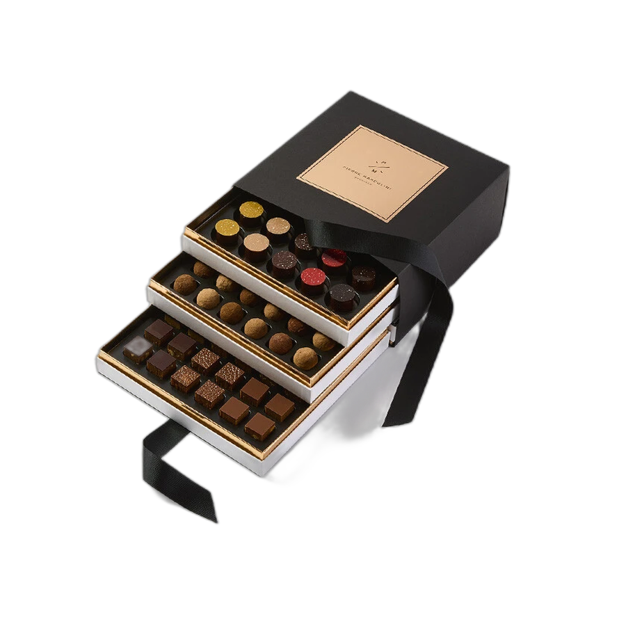 Шоколадный набор Christmas 3-drawer Box PIERRE MARCOLINI, 675гр