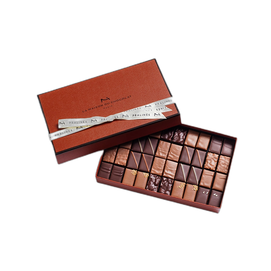 Шоколадные конфеты пралине Pralins Gift box 40шт LA MAISON, 296гр