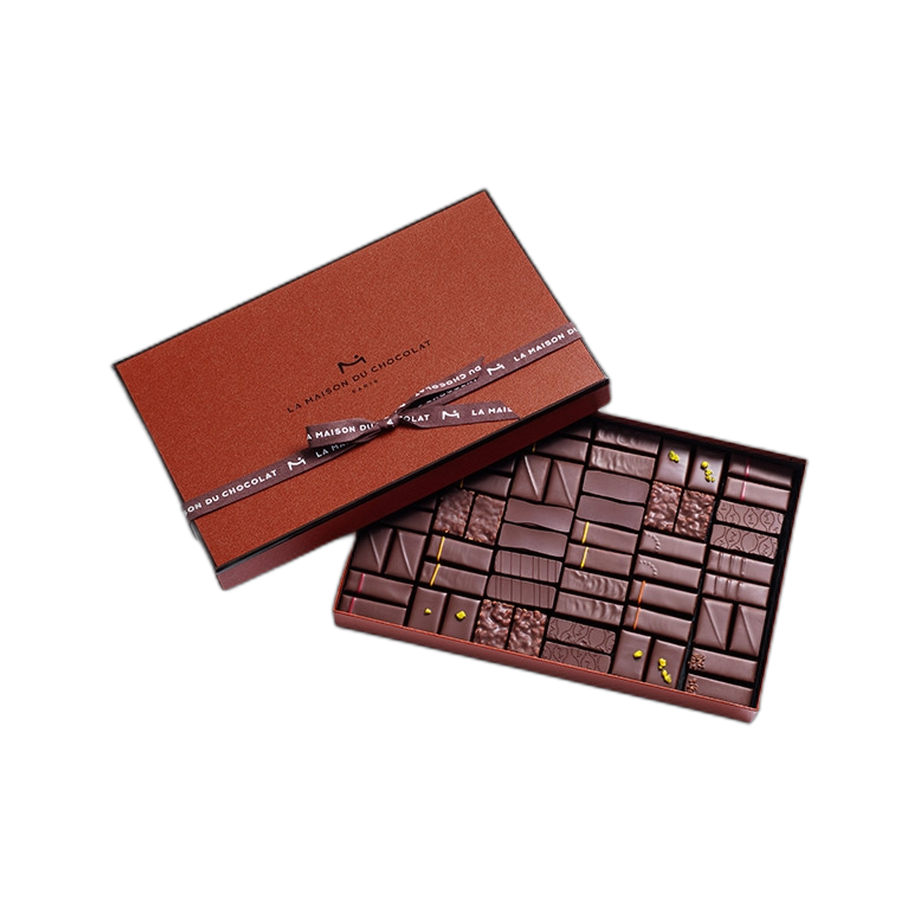 Шоколадные конфеты пралине, ганаш Coffret Maison Dark 60шт LA MAISON, 415гр