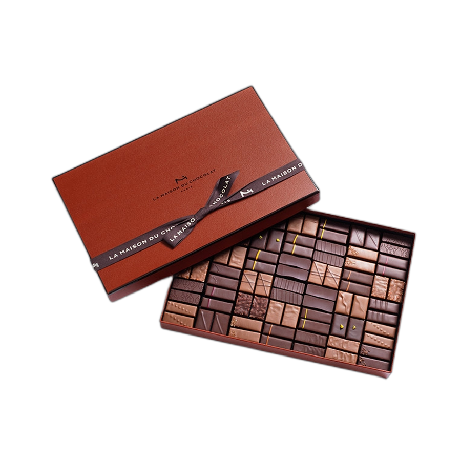 Шоколадные конфеты пралине, ганаш Coffret Maison Dark and Milk 84шт LA MAISON, 588гр