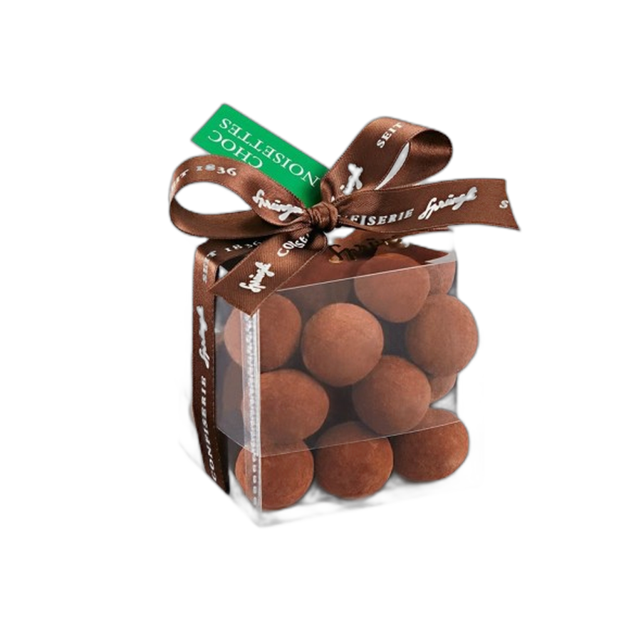 Фундук в темном шоколаде и какао Choc-Noisettes SPRUNGLI, 170гр