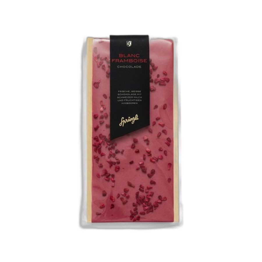 Шоколад белый малина SPRUNGLI, 130гр