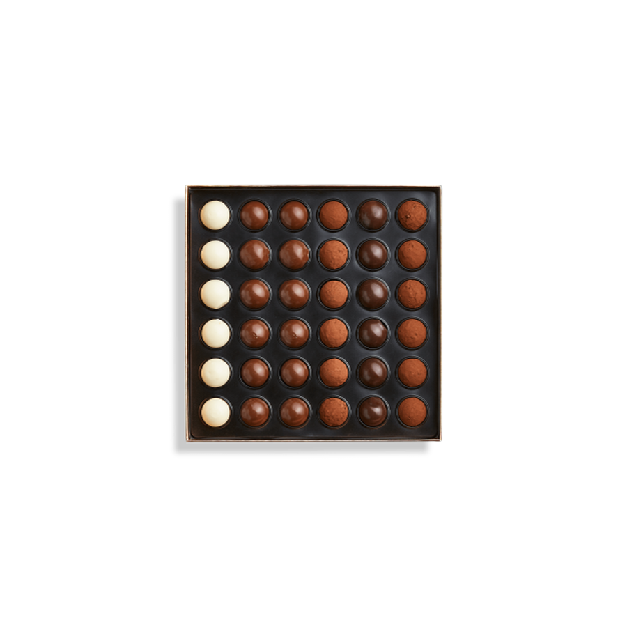 Шоколад PIERRE MARCOLINI в коробке ярусами, EMOTION, два яруса, 377г